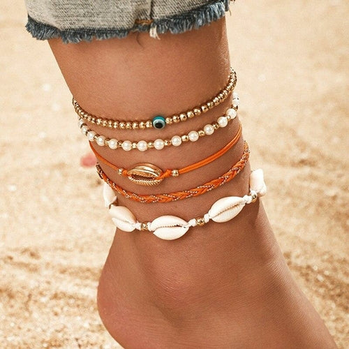 Multi Layered Anklet