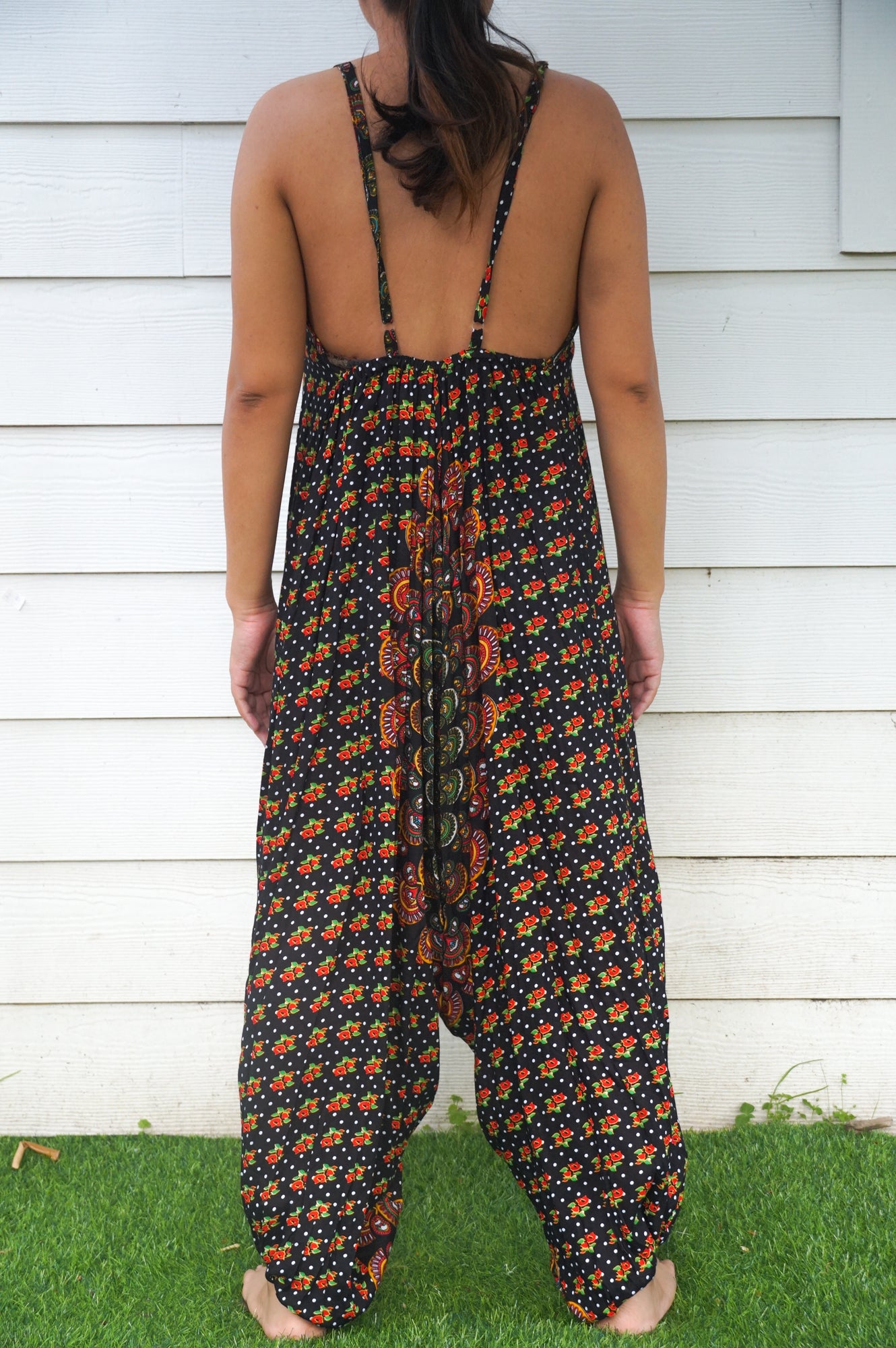 Black Chakra Hippie Jumpsuits