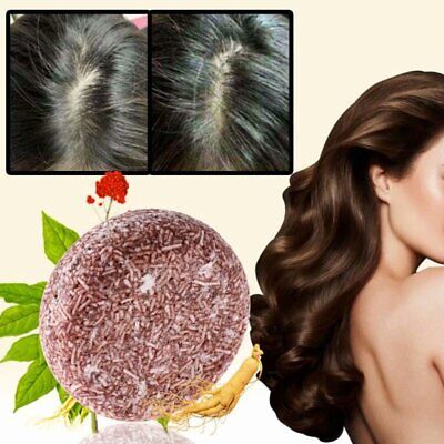 Best Organic Hair Darkening Shampoo Bar For White & Gray Hair